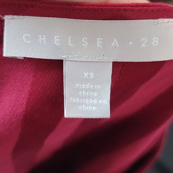 CHELSEA28 Tie Front Blouse - Picture 7 of 8